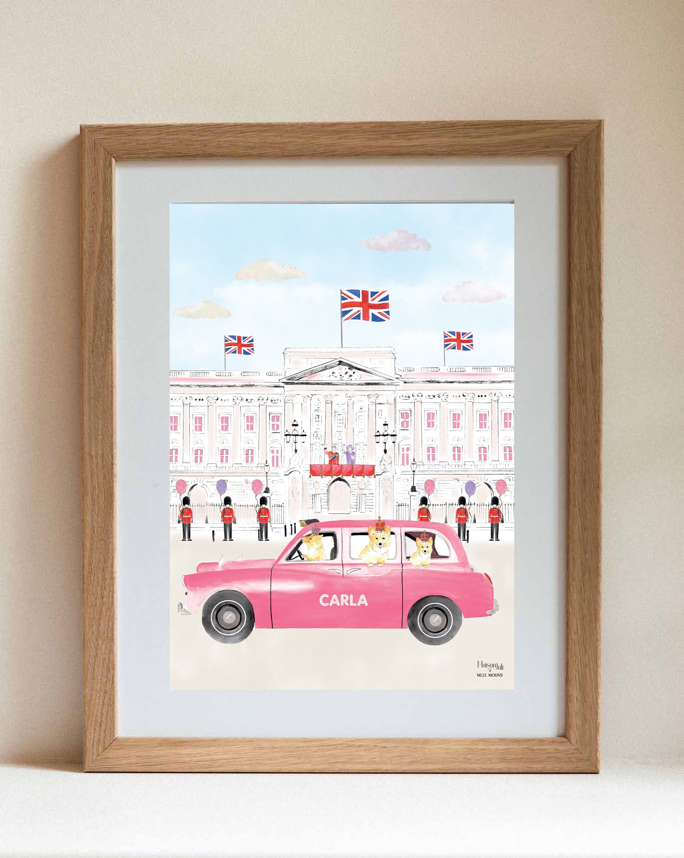 Le taxi rose noir de Londres