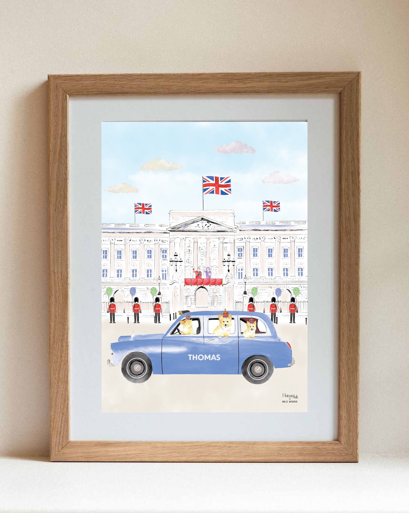 Le taxi bleu noir de Londres