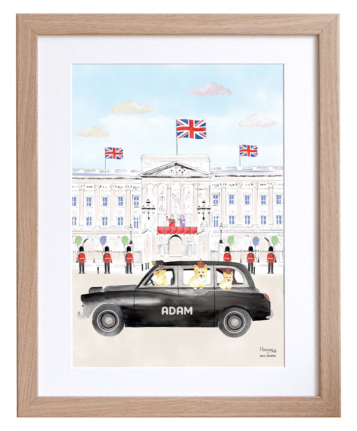 Le Black Cab du Palais de Buckingham pour les garçons