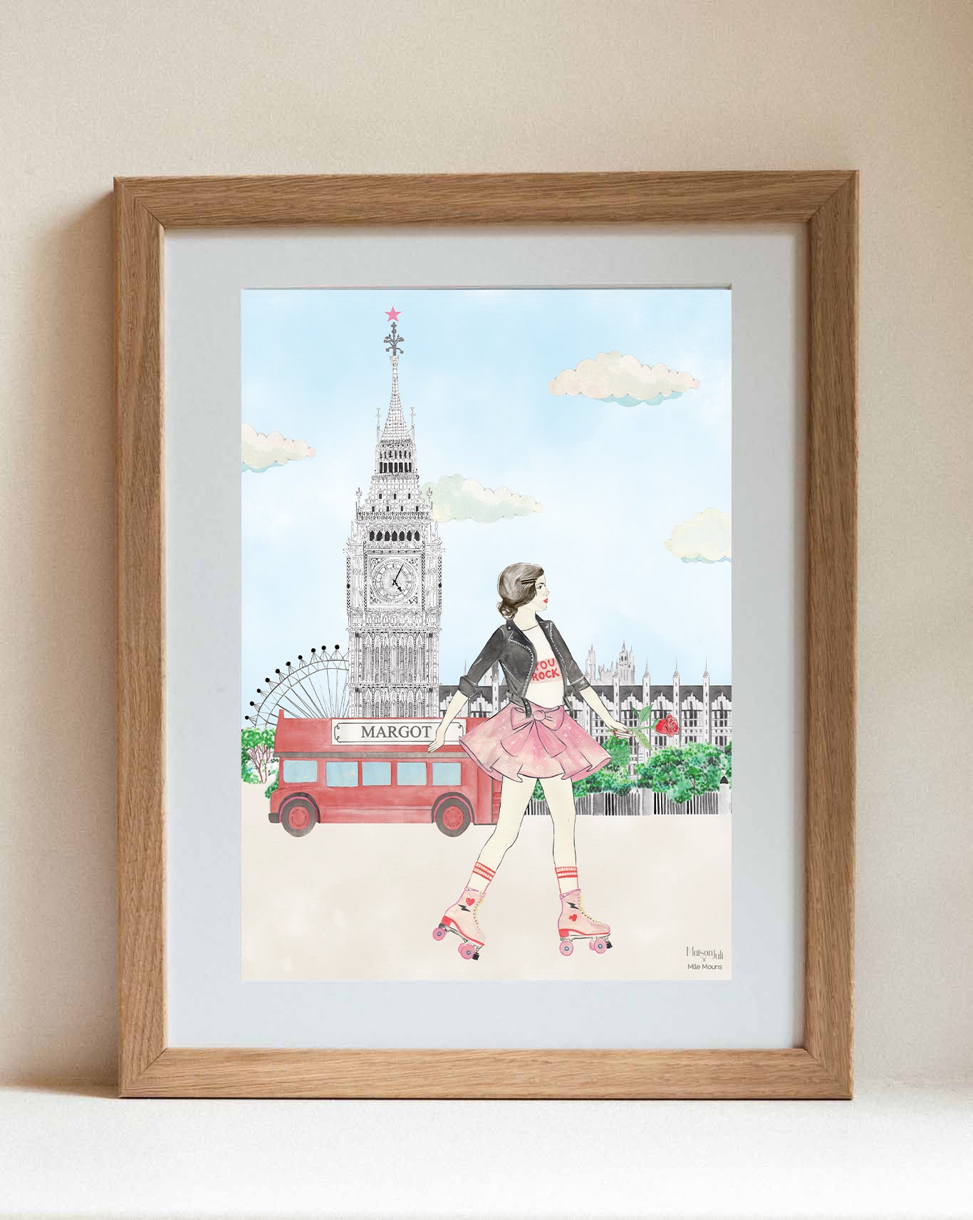 La dame sur roulettes et Big Ben