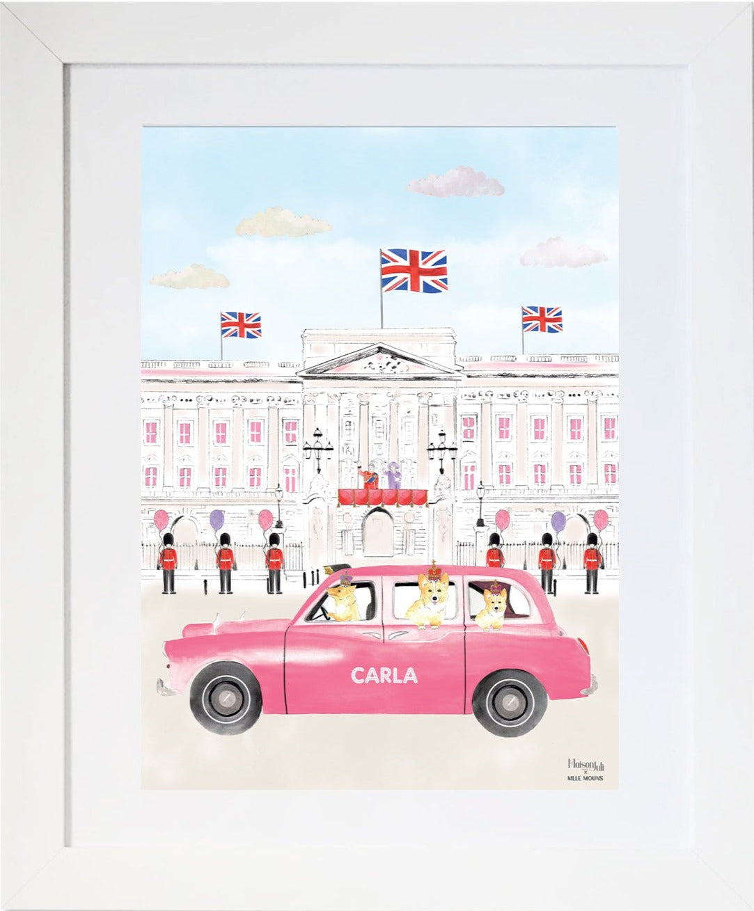 Le taxi rose noir de Londres