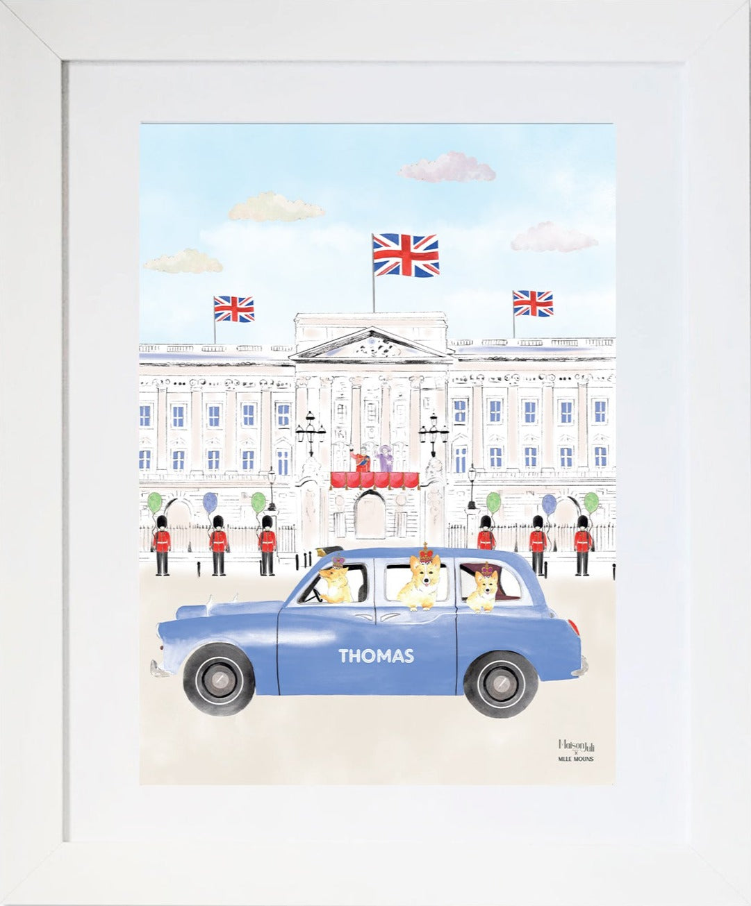 Le taxi bleu noir de Londres