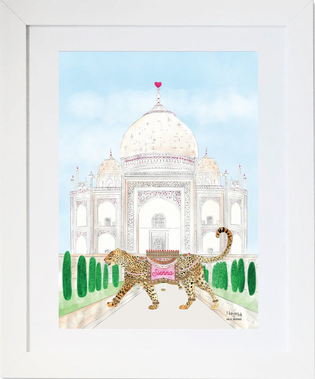 Le léopard du Taj Mahal pour les filles