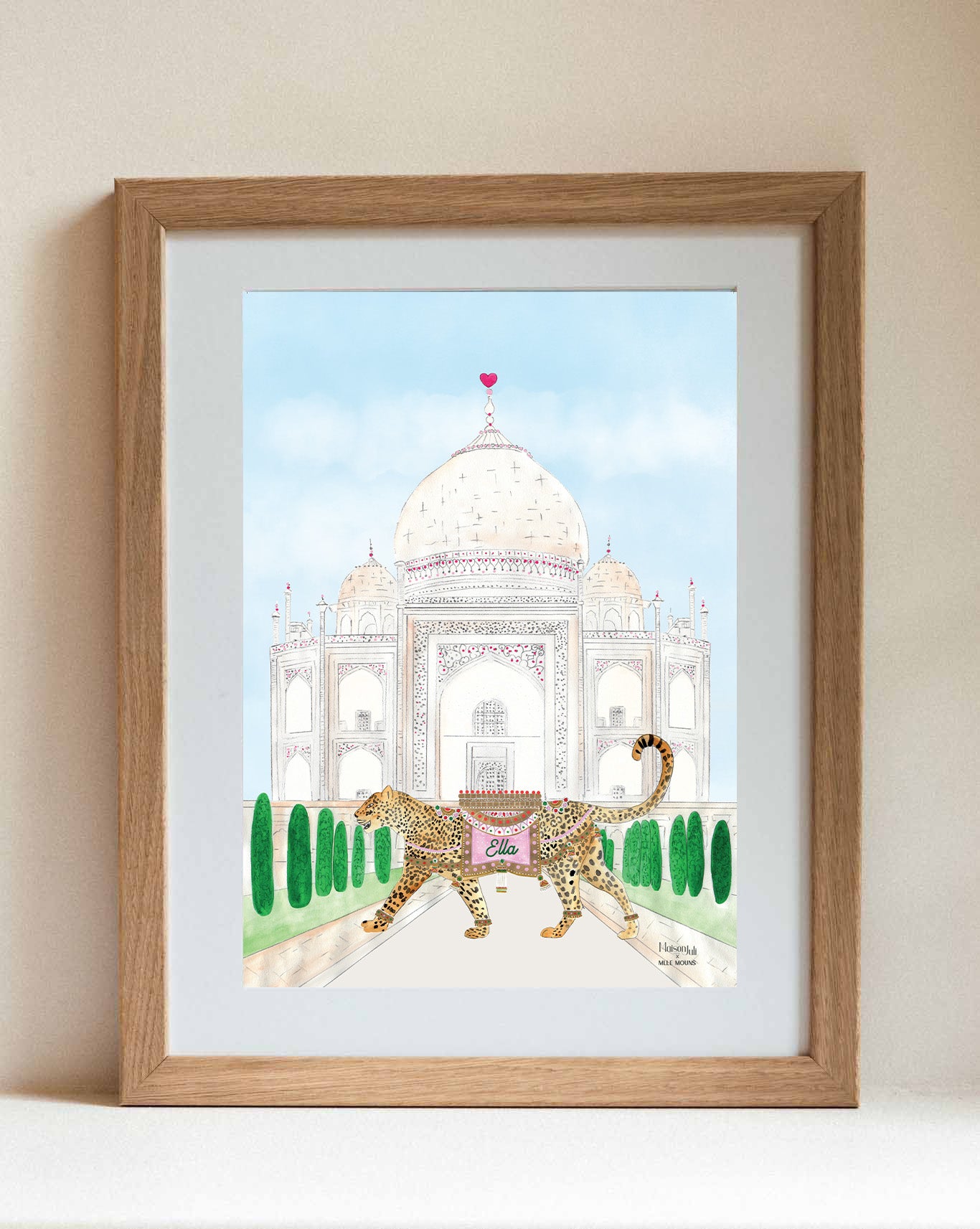 Le léopard du Taj Mahal pour les filles