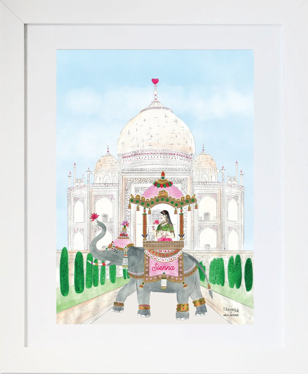 Le Taj Mahal pour les filles