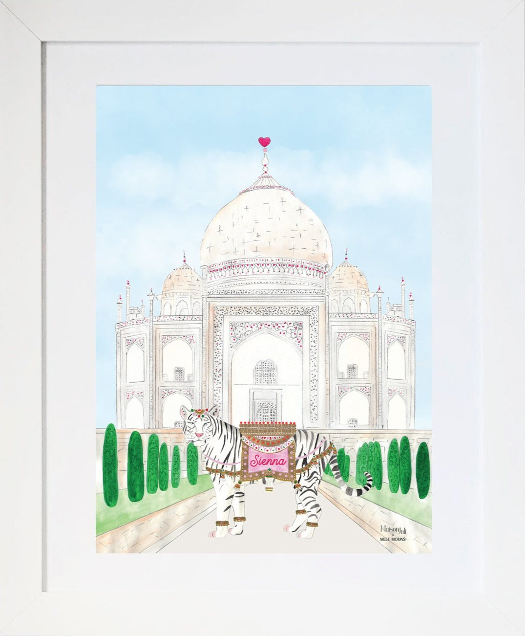 Le tigre du Taj Mahal pour les filles