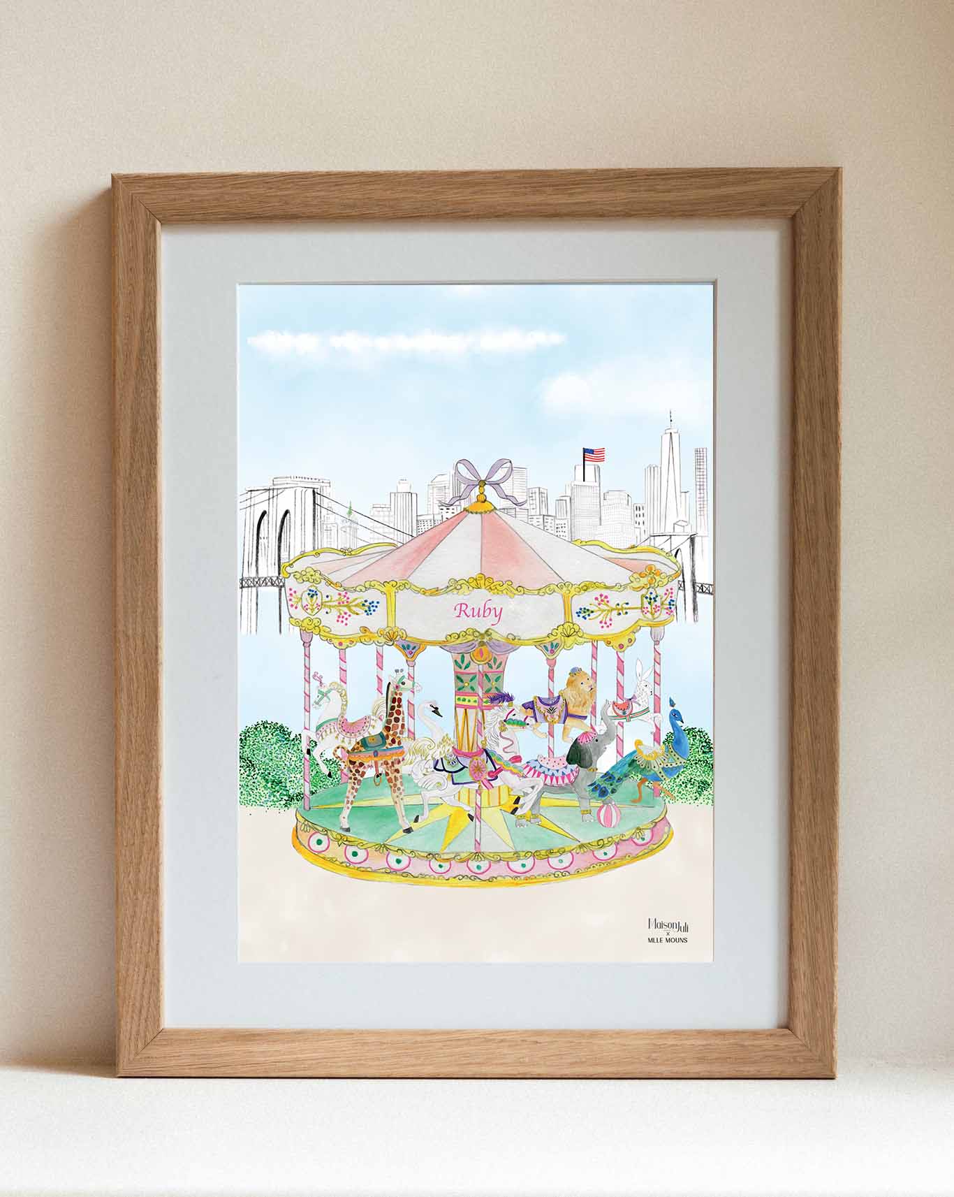 Le Carrousel de Brooklyn pour les filles