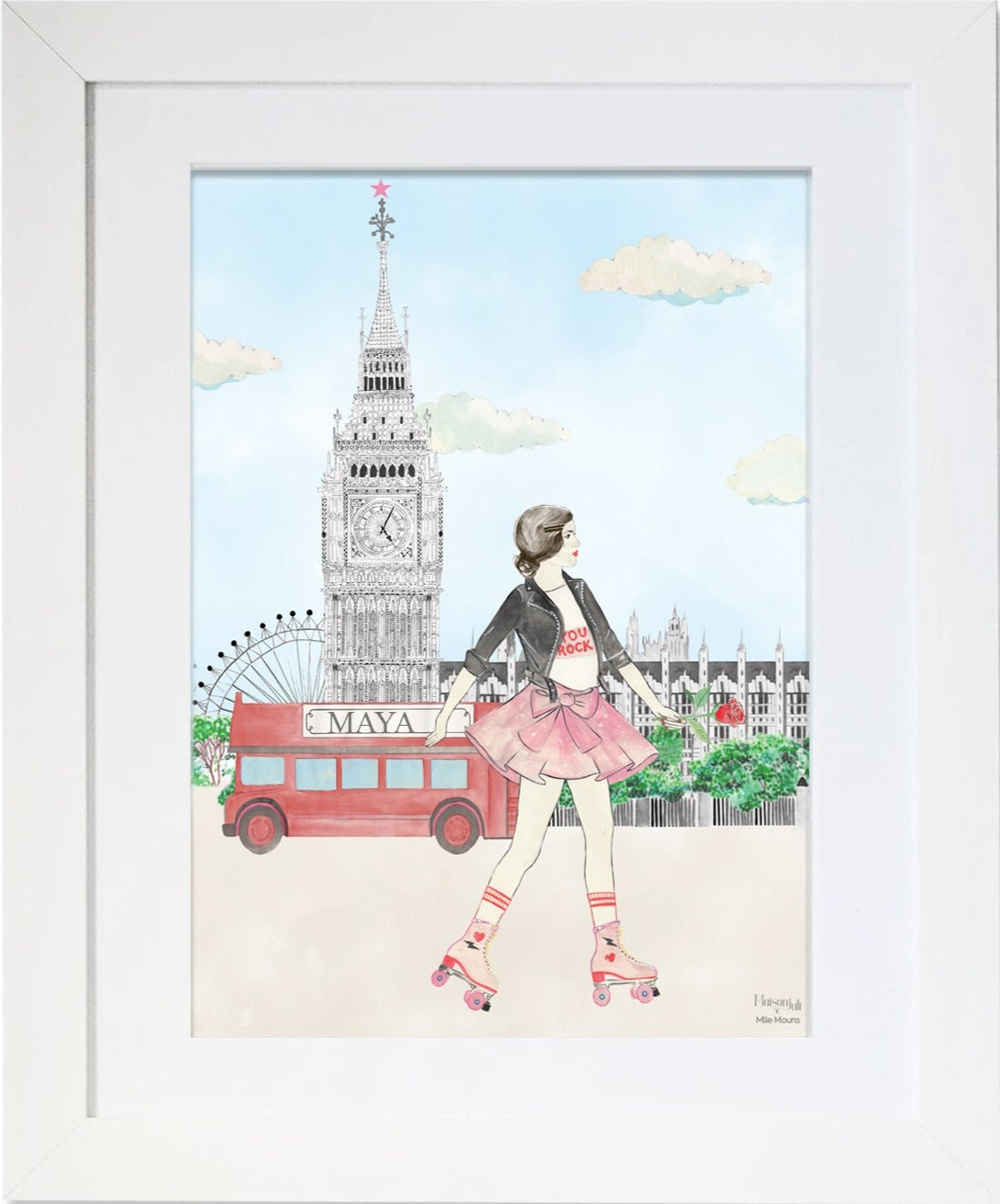 La dame sur roulettes et Big Ben