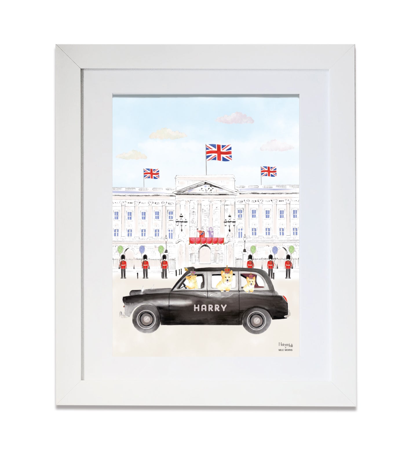 The Black Cab of Buckingham Palace for boys