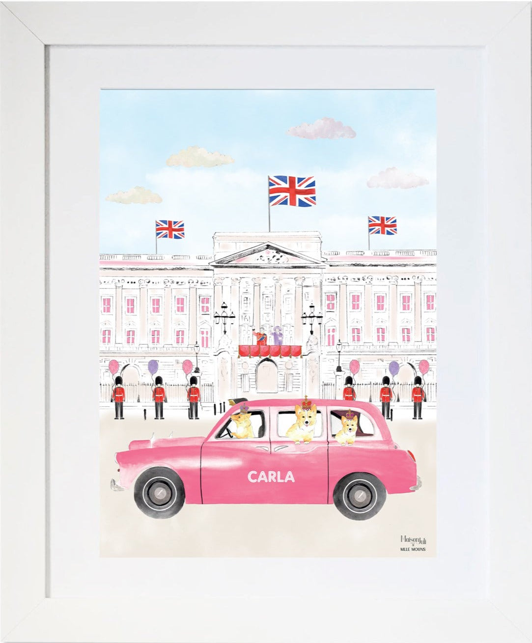 The Pink Black Cab of London