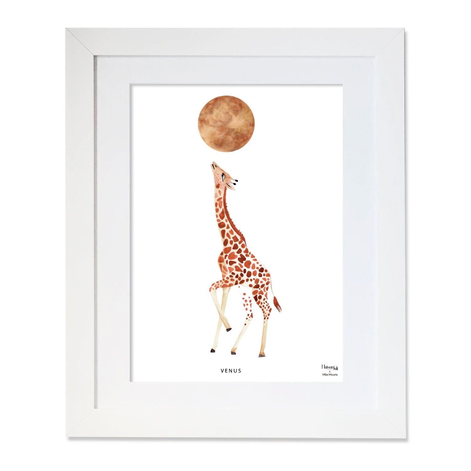 La girafe et Vénus